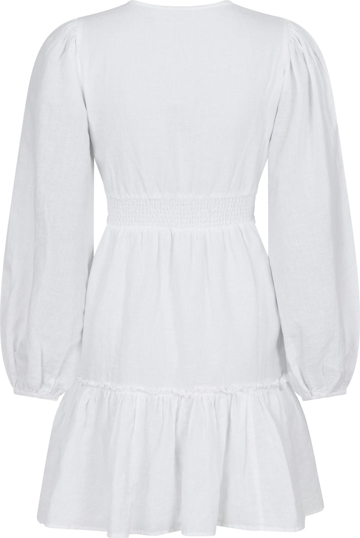 Neo Noir - Rihana Linen Dress - White