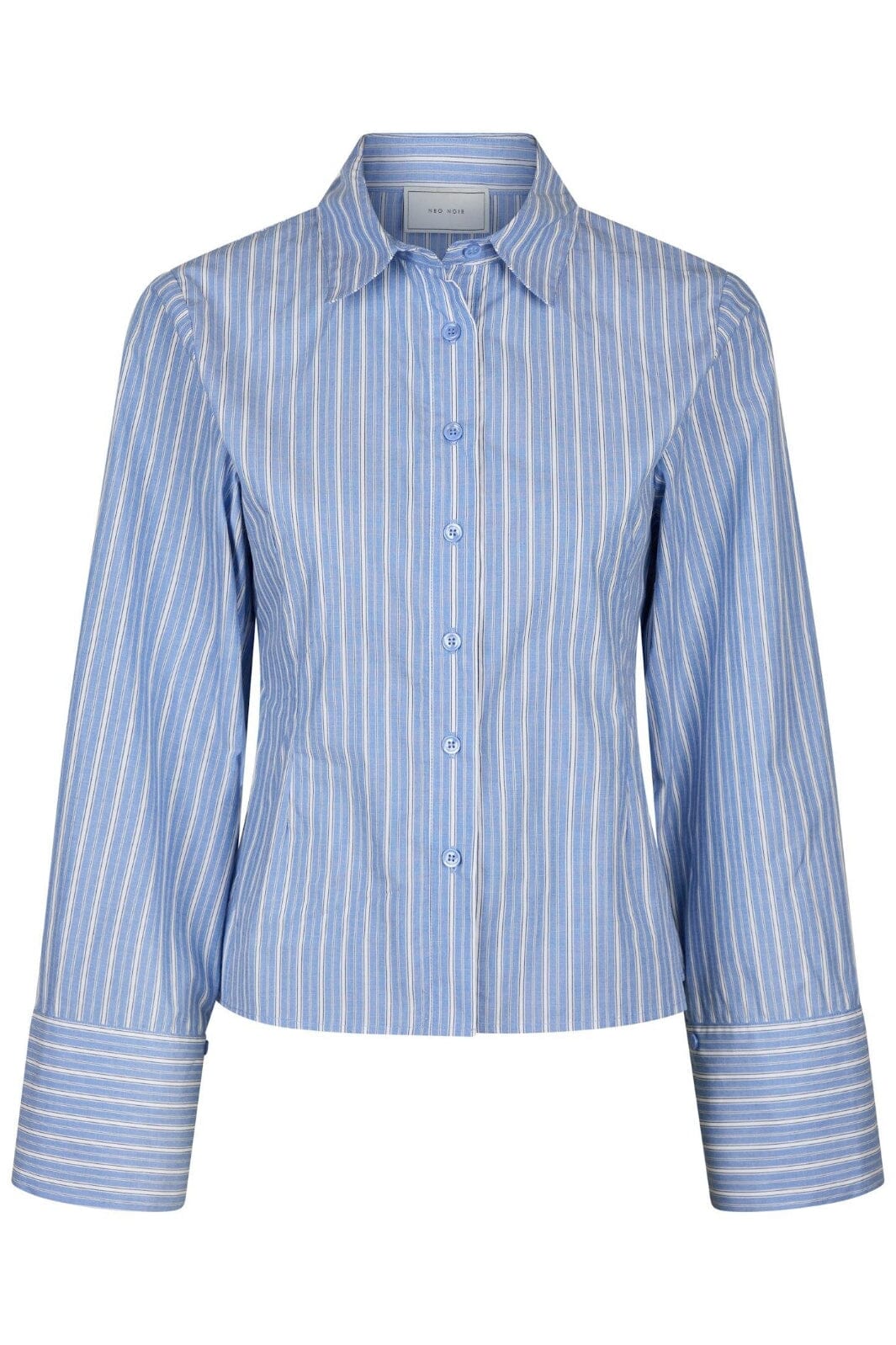 Neo Noir - Rosa Stripe Shirt 163139 - 140 - Blue