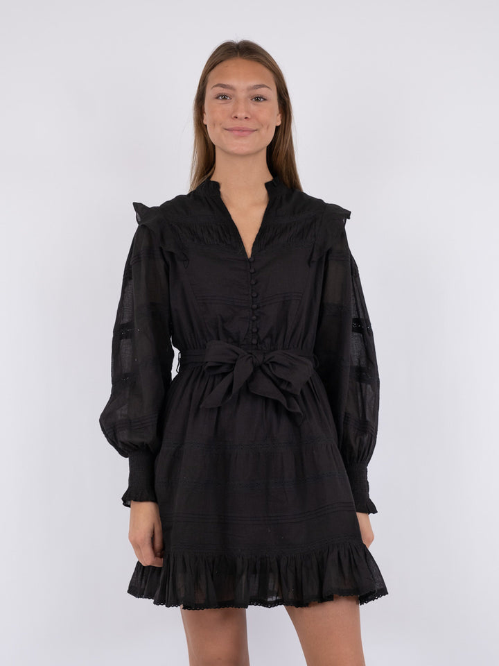 Neo Noir - Salli S Voile Dress - Black