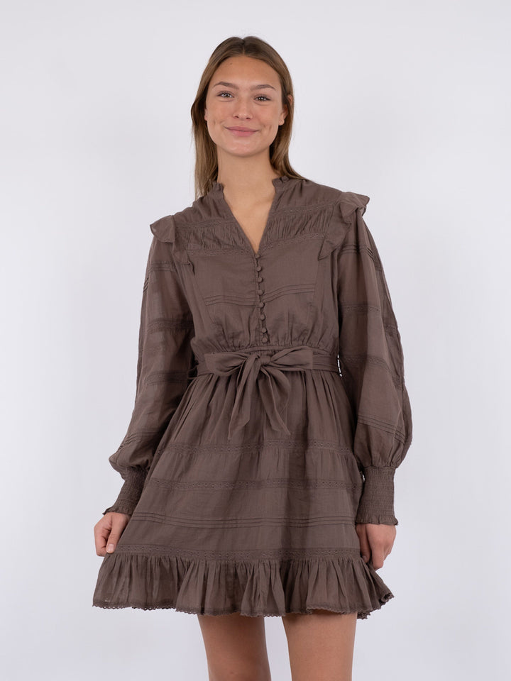 Neo Noir - Salli S Voile Dress - Light Brown