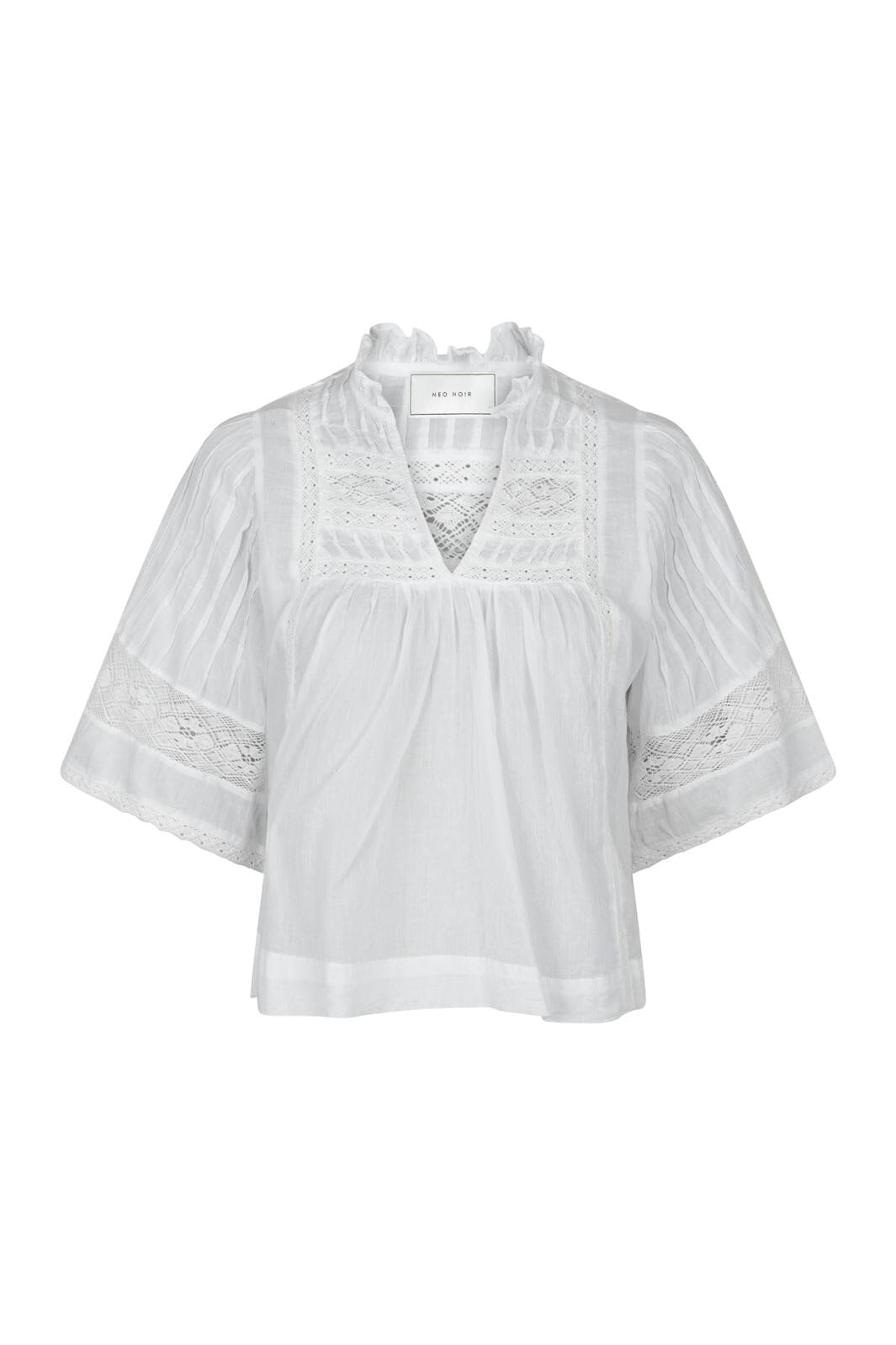 Neo Noir - Siama S Voile Blouse 164703 - 120 - White