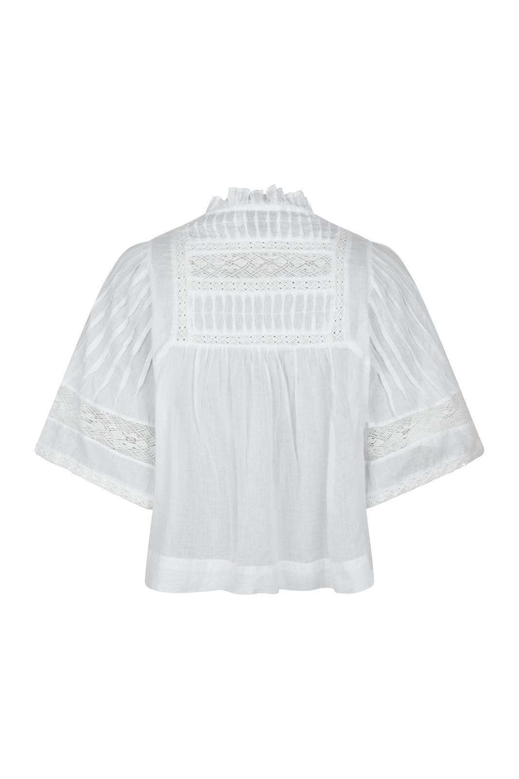 Neo Noir - Siama S Voile Blouse 164703 - 120 - White