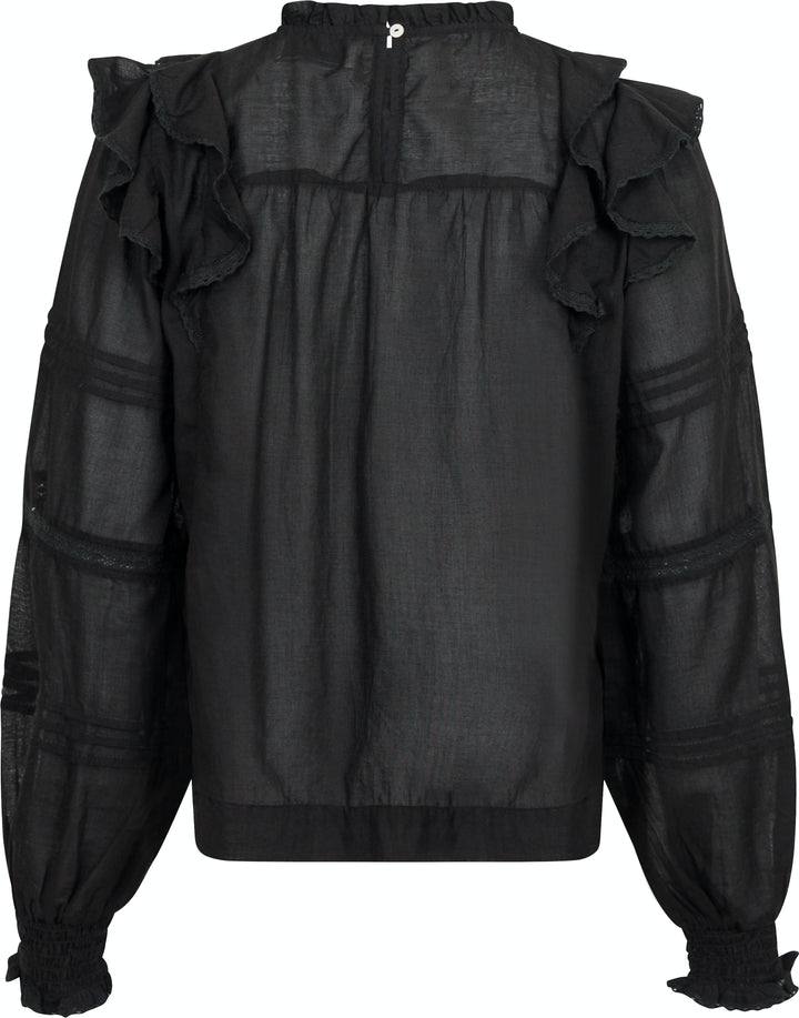 Neo Noir - Simkie S Voile Blouse - Black