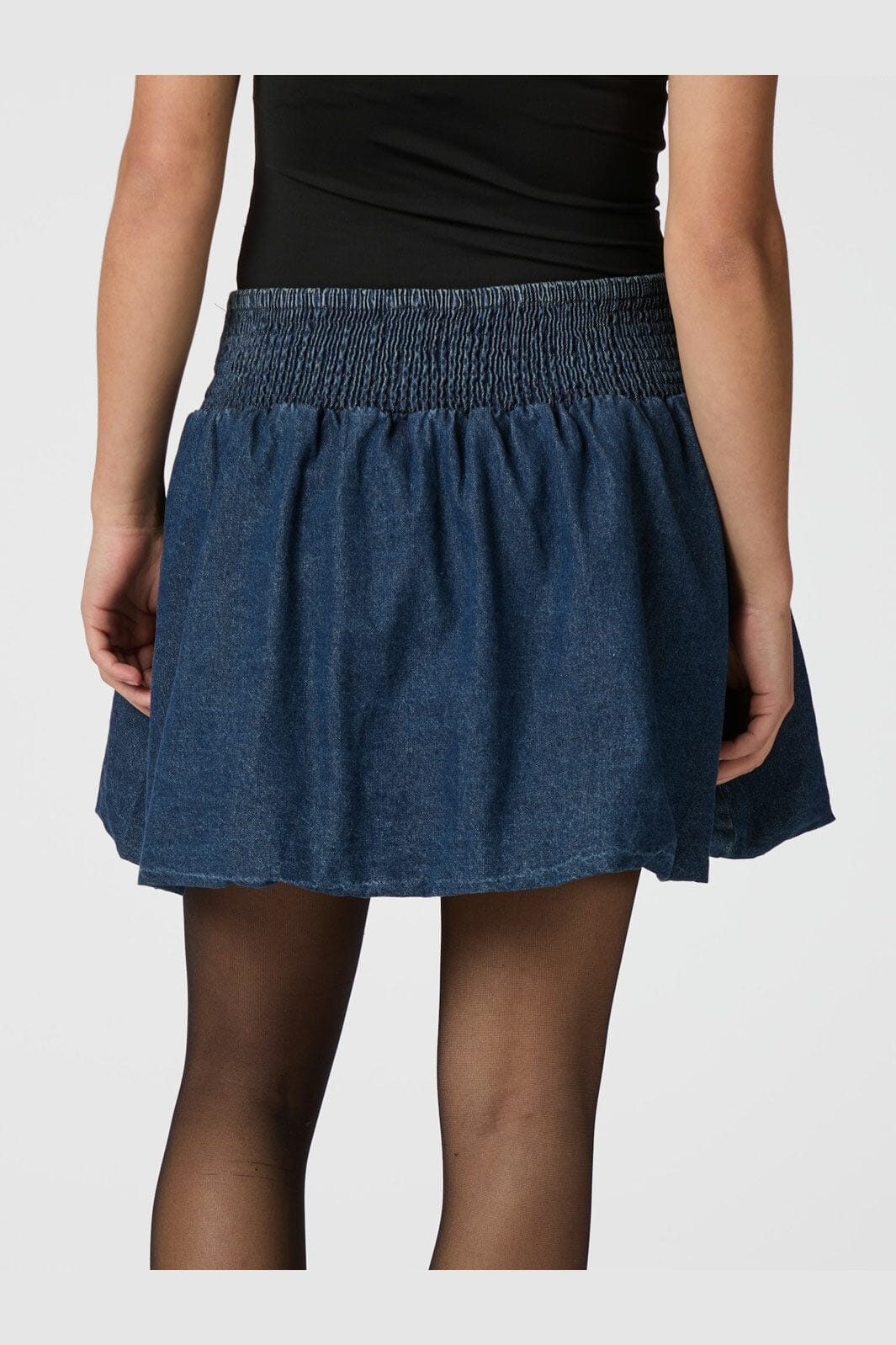 Neo Noir - Solar Denim Balloon Skirt 165053 - 140 - Blue