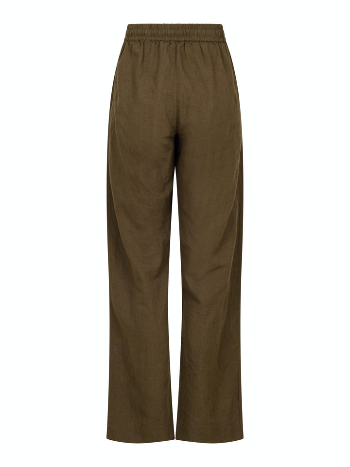 Neo Noir - Sonar Linen Pants - Army Bukser 