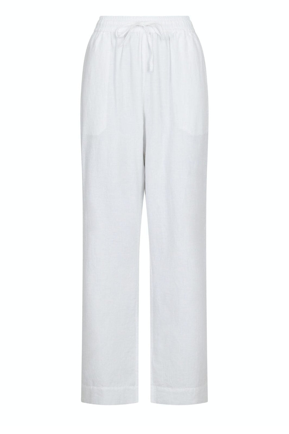 Neo Noir - Sonar Linen Pants - White Bukser 