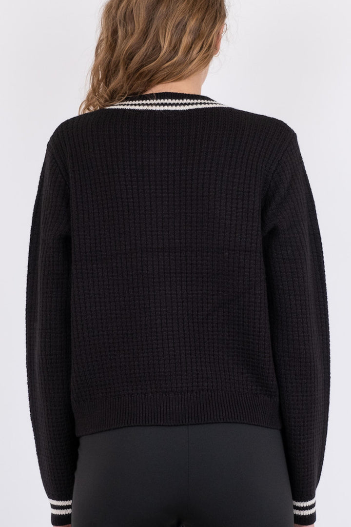 Neo Noir - Tilda Knit Cardigan - Black