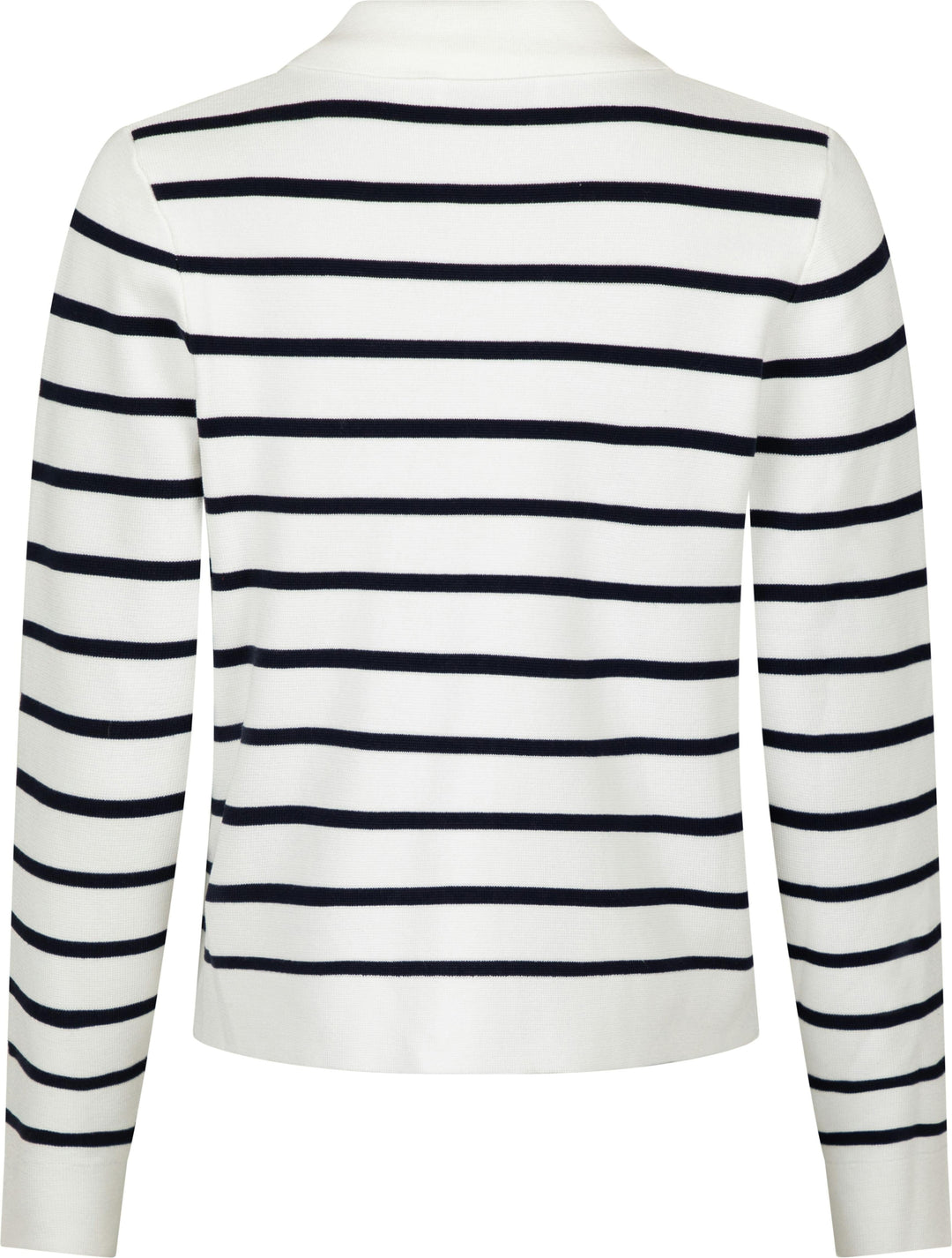 Neo Noir - Tippi Knit Stripe Cardigan - White/Navy