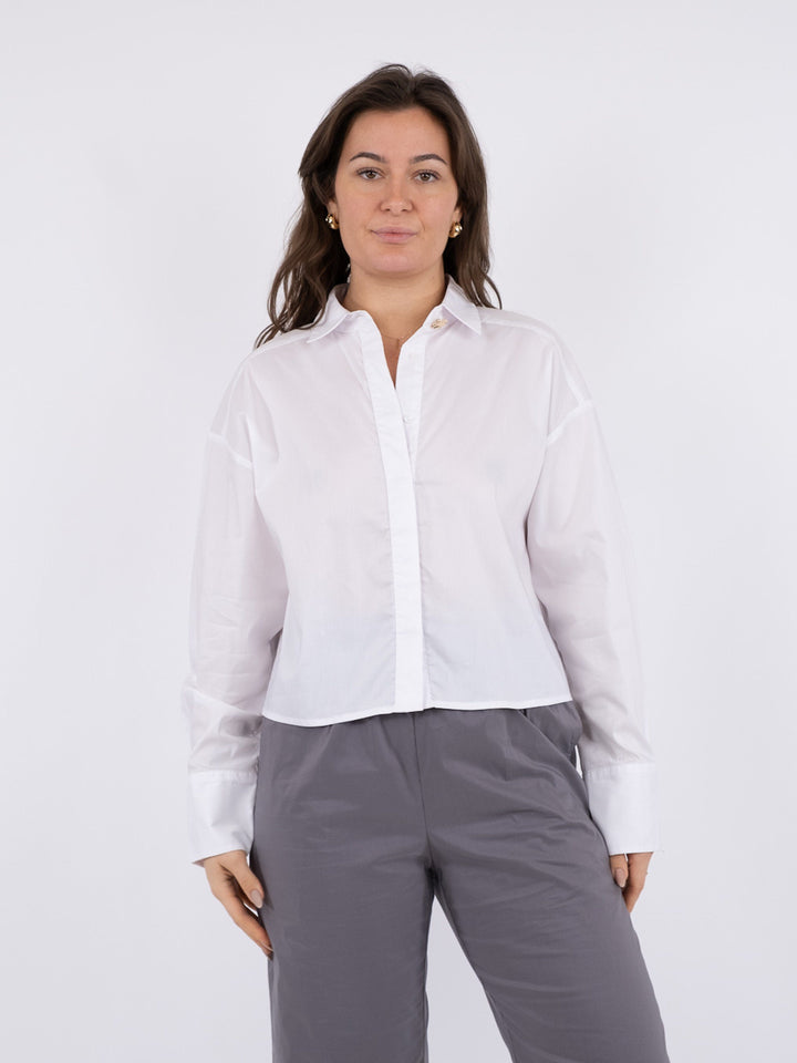 Neo Noir - Wisla Poplin Shirt - White