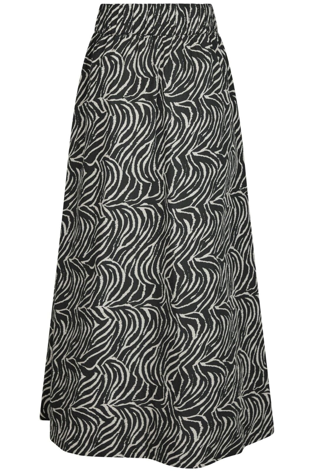 Neo Noir - Yara Zebra Long Skirt 164709 - 100 - Black