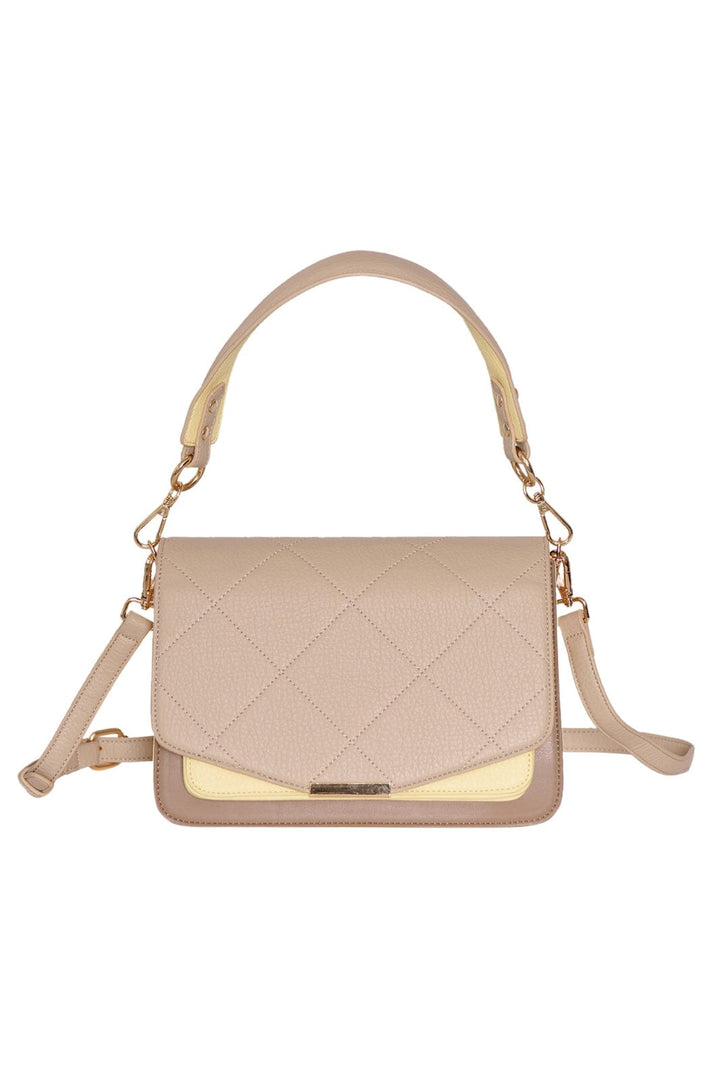 Noella - Blanca Multi Compartment Bag - 1002 Pastel Yellow/Taupe Tasker 