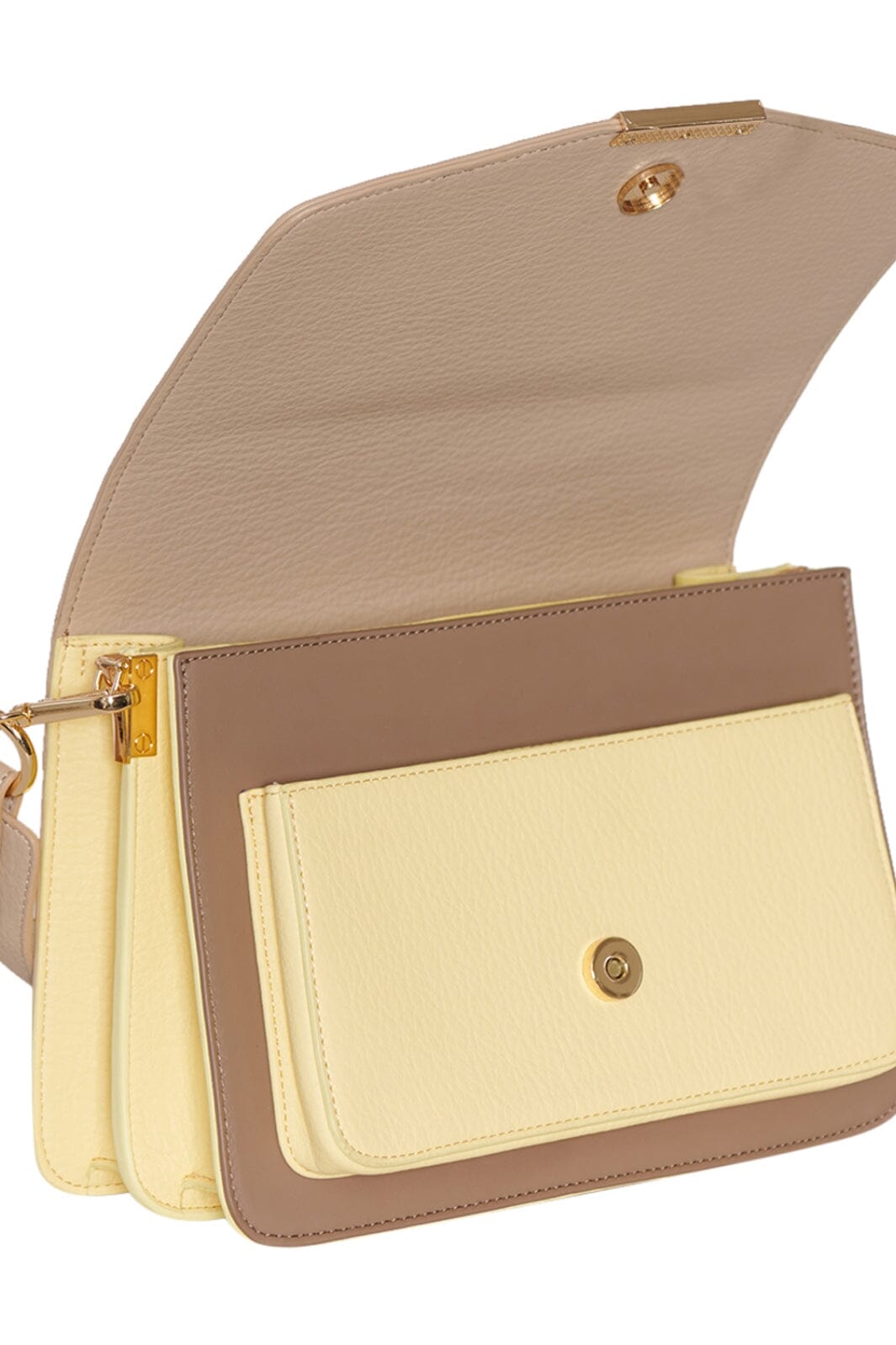 Noella - Blanca Multi Compartment Bag - 1002 Pastel Yellow/Taupe Tasker 