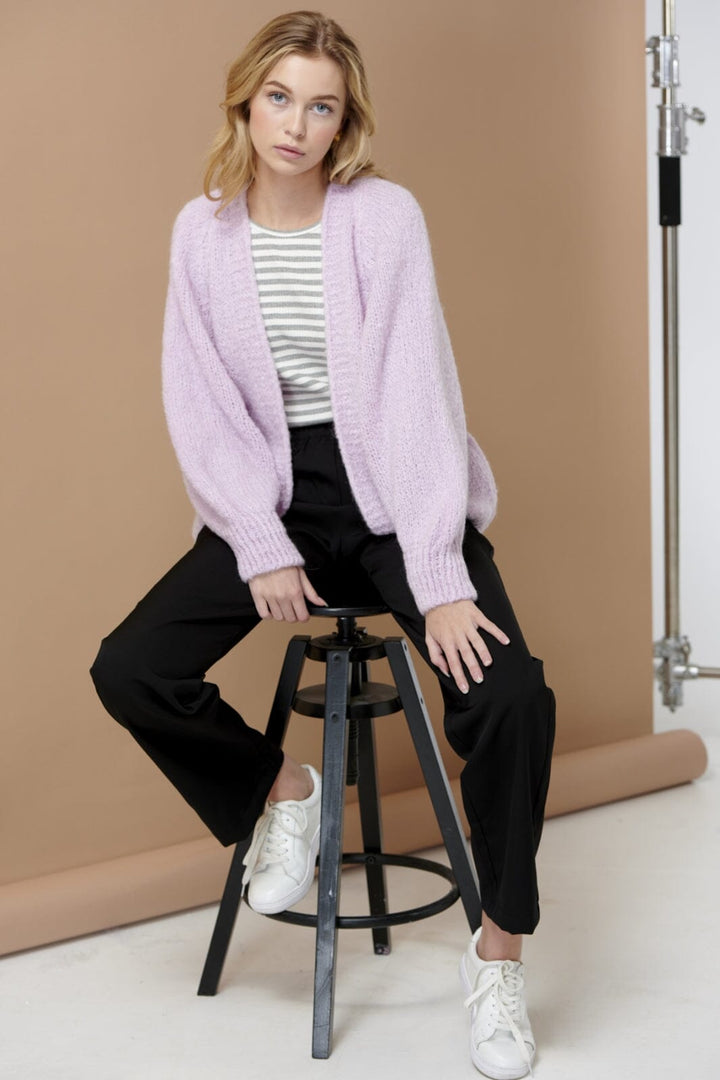 Noella - Fora Knit Cardigan - 599 Dusty Pink Cardigans 