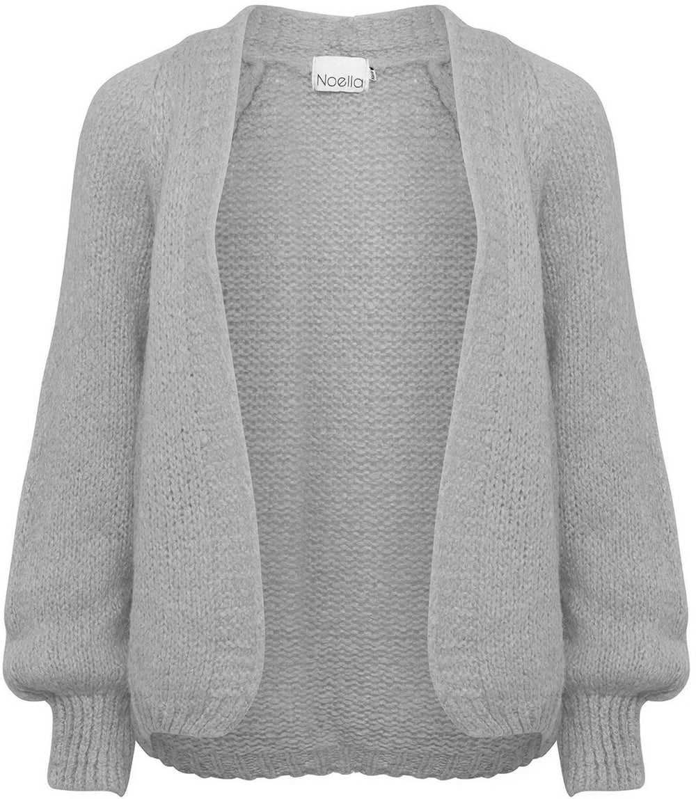 Noella - Fora Knit Cardigan - Light Grey Cardigans 