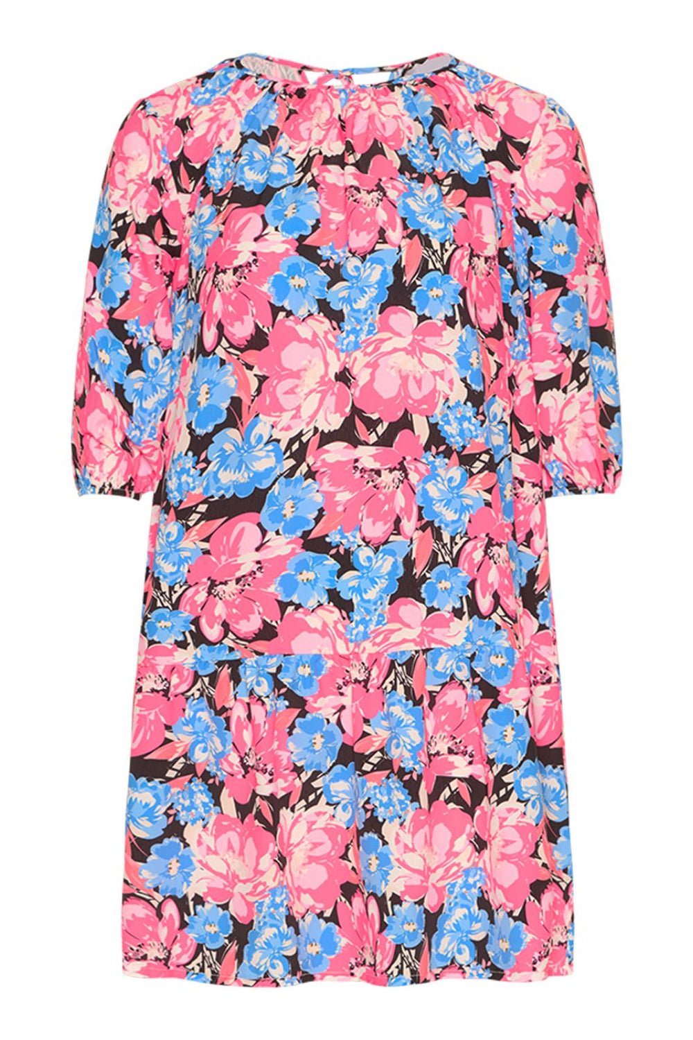 Noella - Janelle Short Dress - Pink/Blue Mix Kjoler 