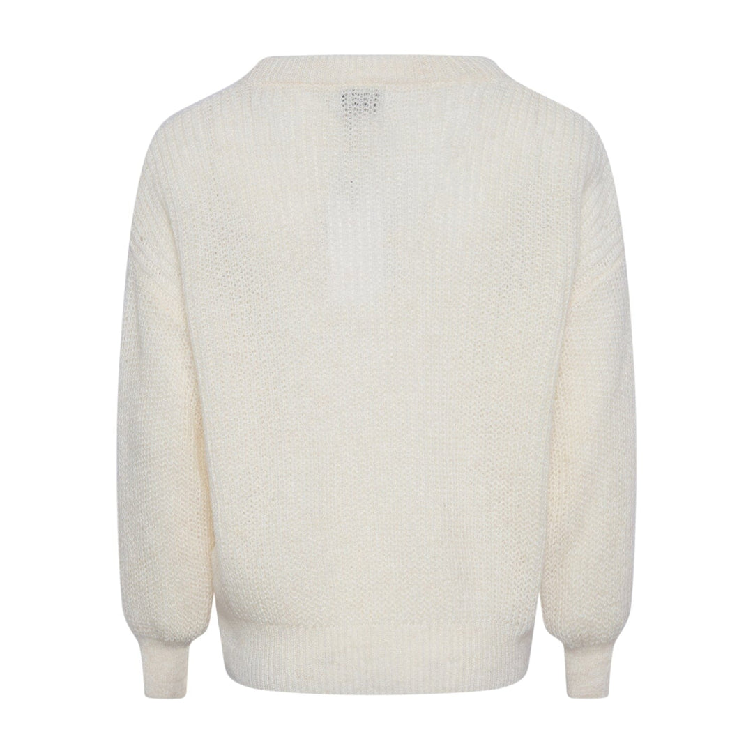 Noella - Janice Knit - 006 Offwhite Strikbluser 