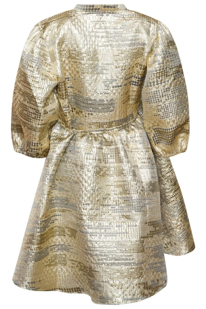 Noella - Jannie Aya Dress - 1079 Gold Mix Kjoler 