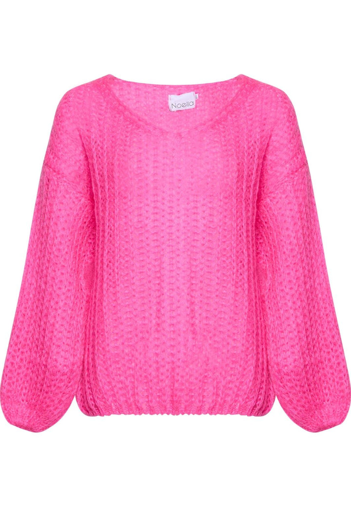 Noella - Joseph Knit Sweater - 031 Bright Pink Strikbluser 