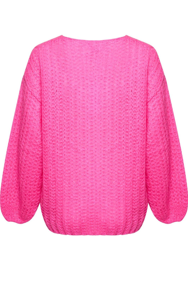 Noella - Joseph Knit Sweater - 031 Bright Pink Strikbluser 