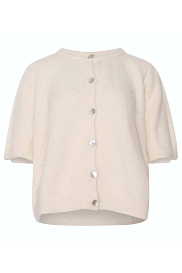 Noella - Kae Ss Knit Cardigan 12940086 - 1206 - Oyster