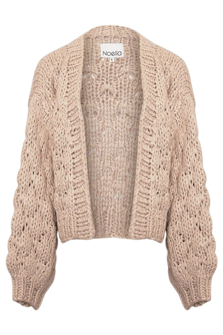 Noella - Karen Knit Cardigan - 1216 Grey Sand Cardigans 