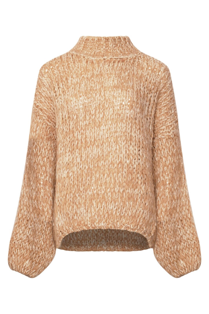 Noella - Kimber Knit - 1089 Ivory Beige Strikbluser 