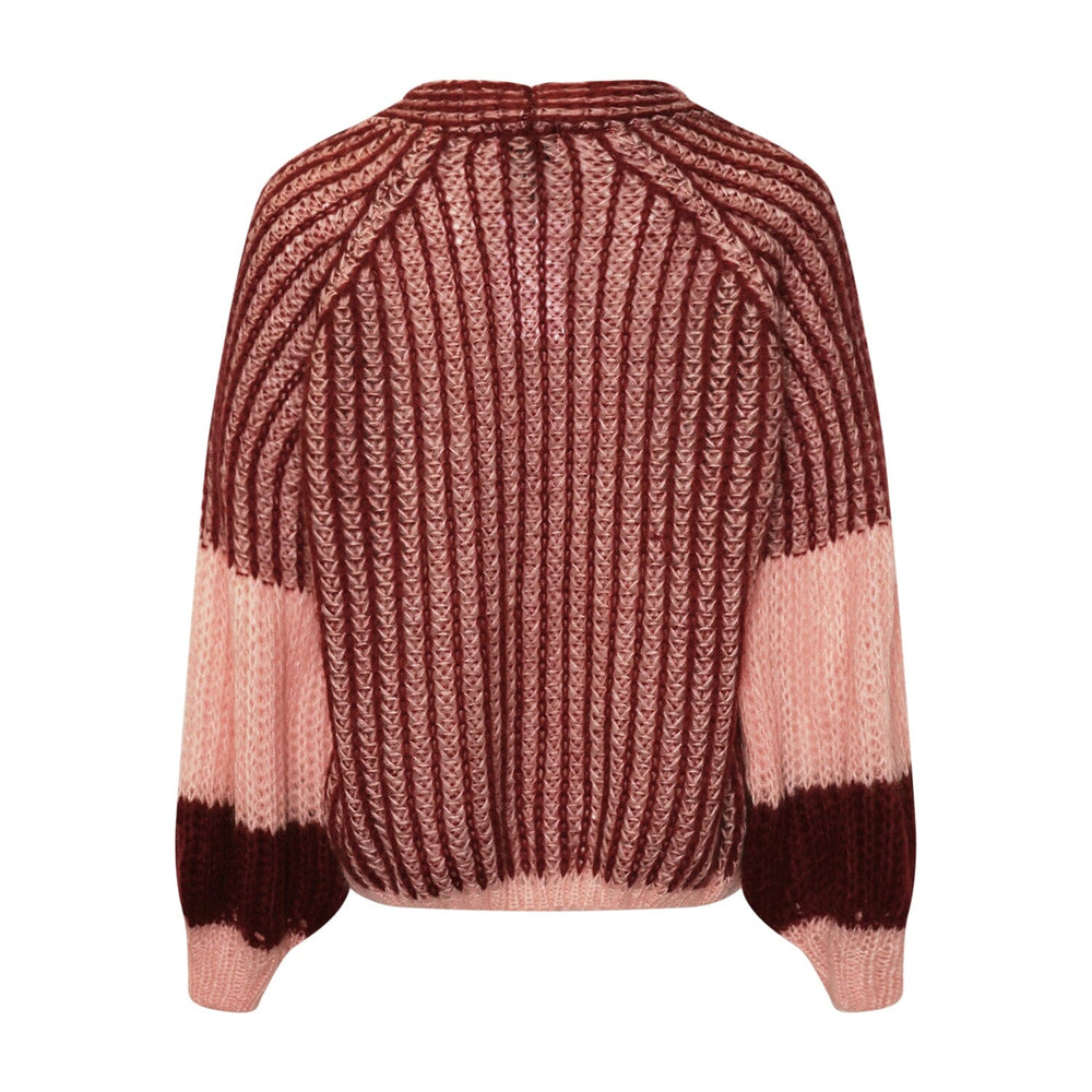 Noella - Liana Knit Cardigan - 1287 Rust Blush Combo Cardigans 