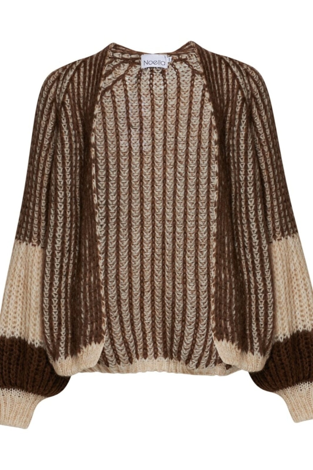 Noella - Liana Knit Cardigan - Beige Brown Cardigans 