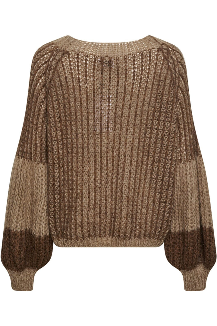 Noella - Liana Knit Cardigan - Brown/Camel Cardigans 