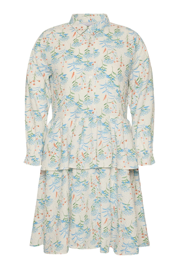 Noella - Maria Dress - White spring flower Kjoler 