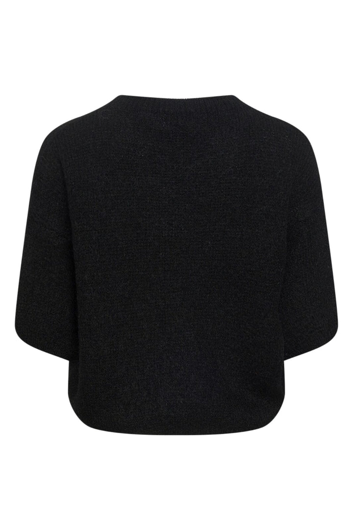 Noella - Mimi Knit Jumper - 004 Black Strikbluser 