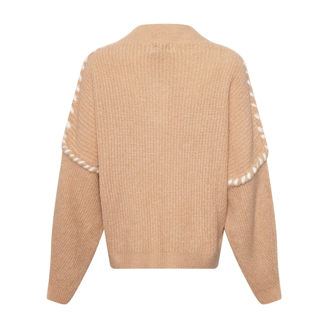 Noella - Olli Knit - Mud Strikbluser 