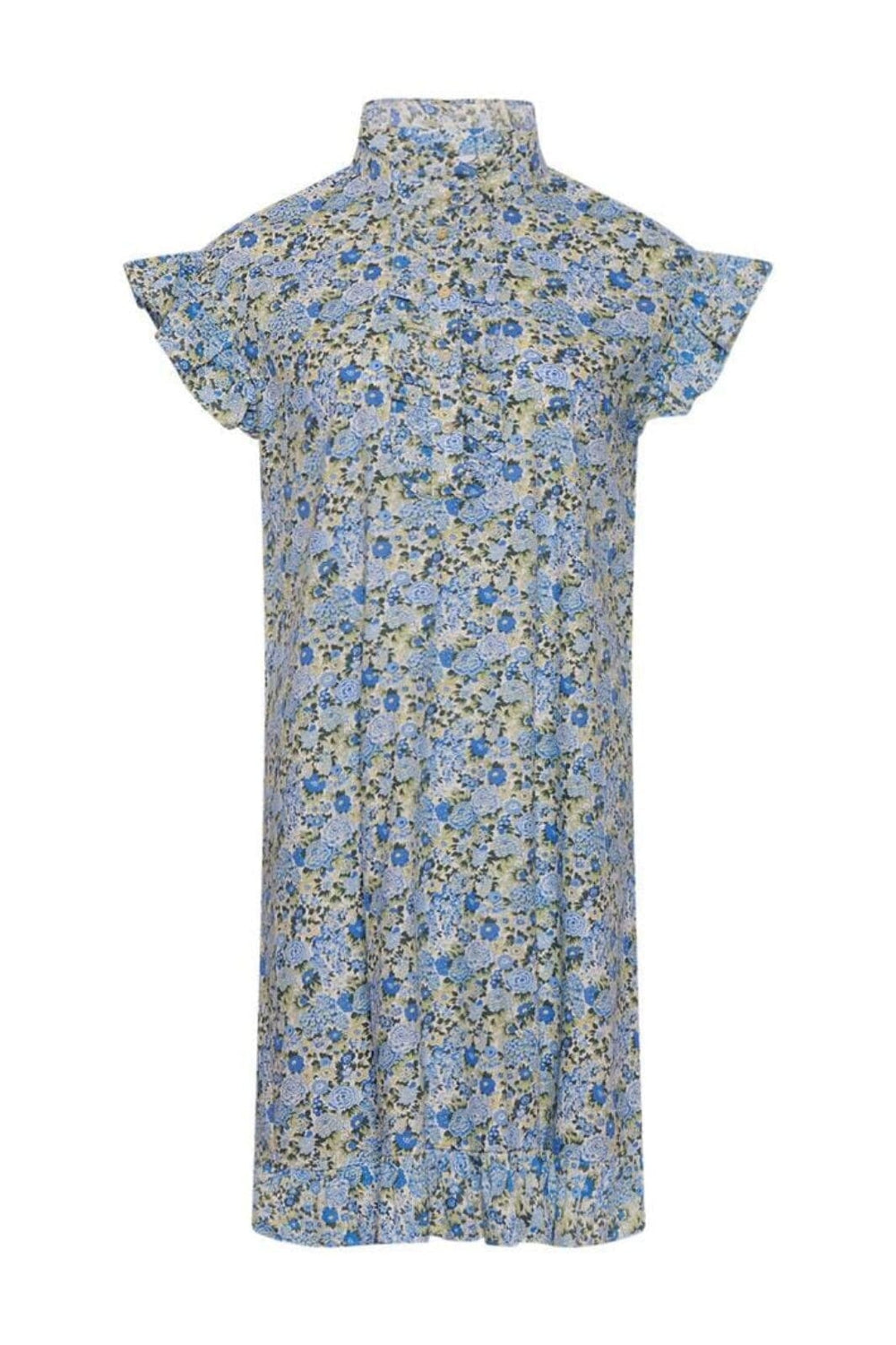 Noella - Sally Dress - Blue/Yellow Flower Kjoler 