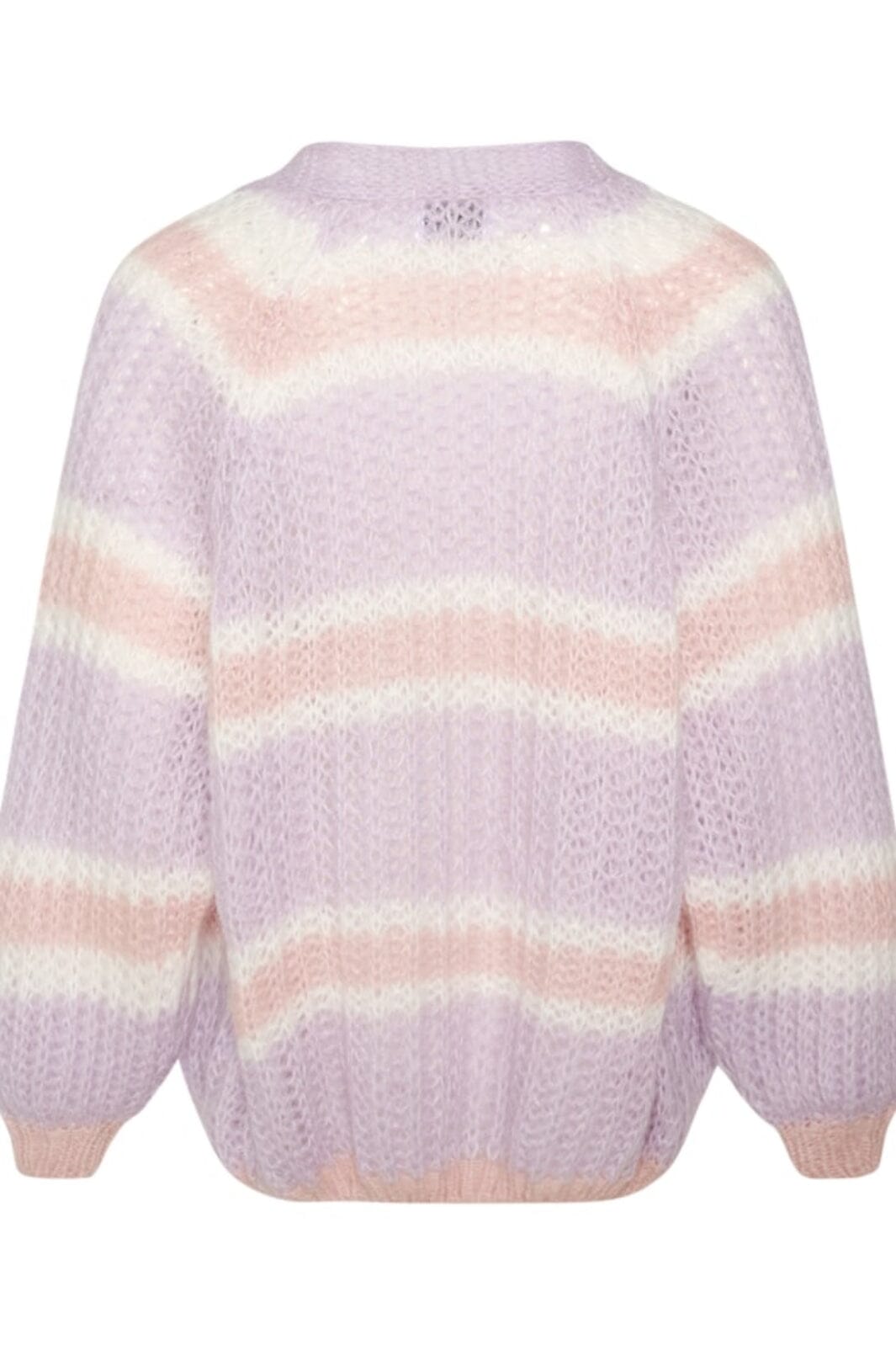 Noella - Vera Knit Cardigan - Lilac/Rose/White Mix Cardigans 