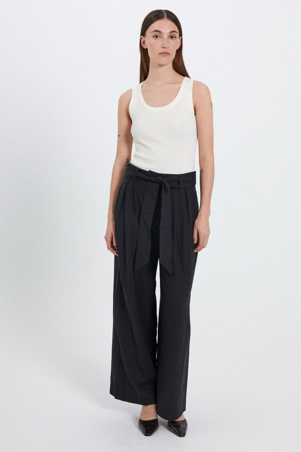 Norr - Esma Wide Pants - Black Bukser 