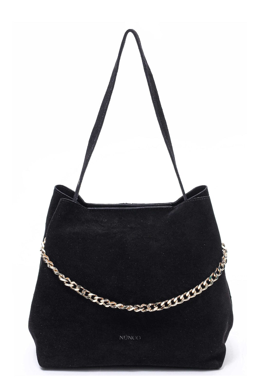 Núnoo - Chiara Suede W. Gold - Black Tasker 