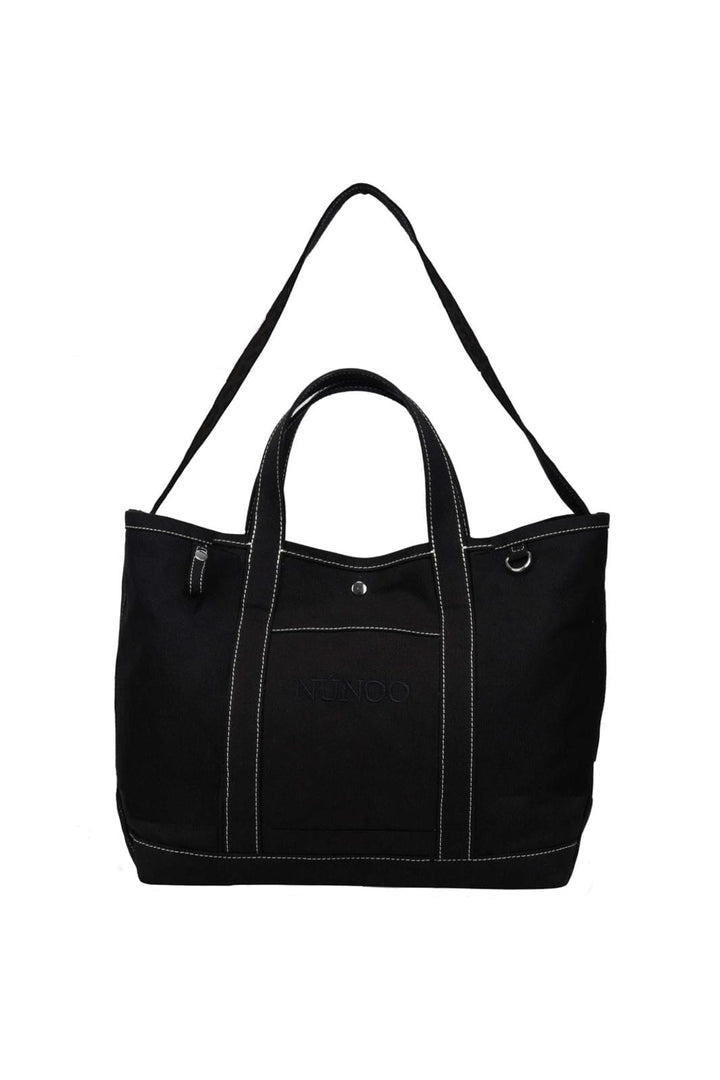 Núnoo - Large Tote Recycled Canvas - Black