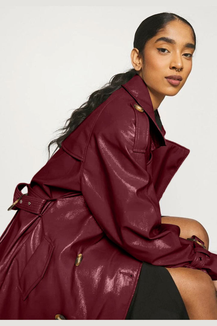 Object - Objerika Trench Coat A - 4826878 Cabernet