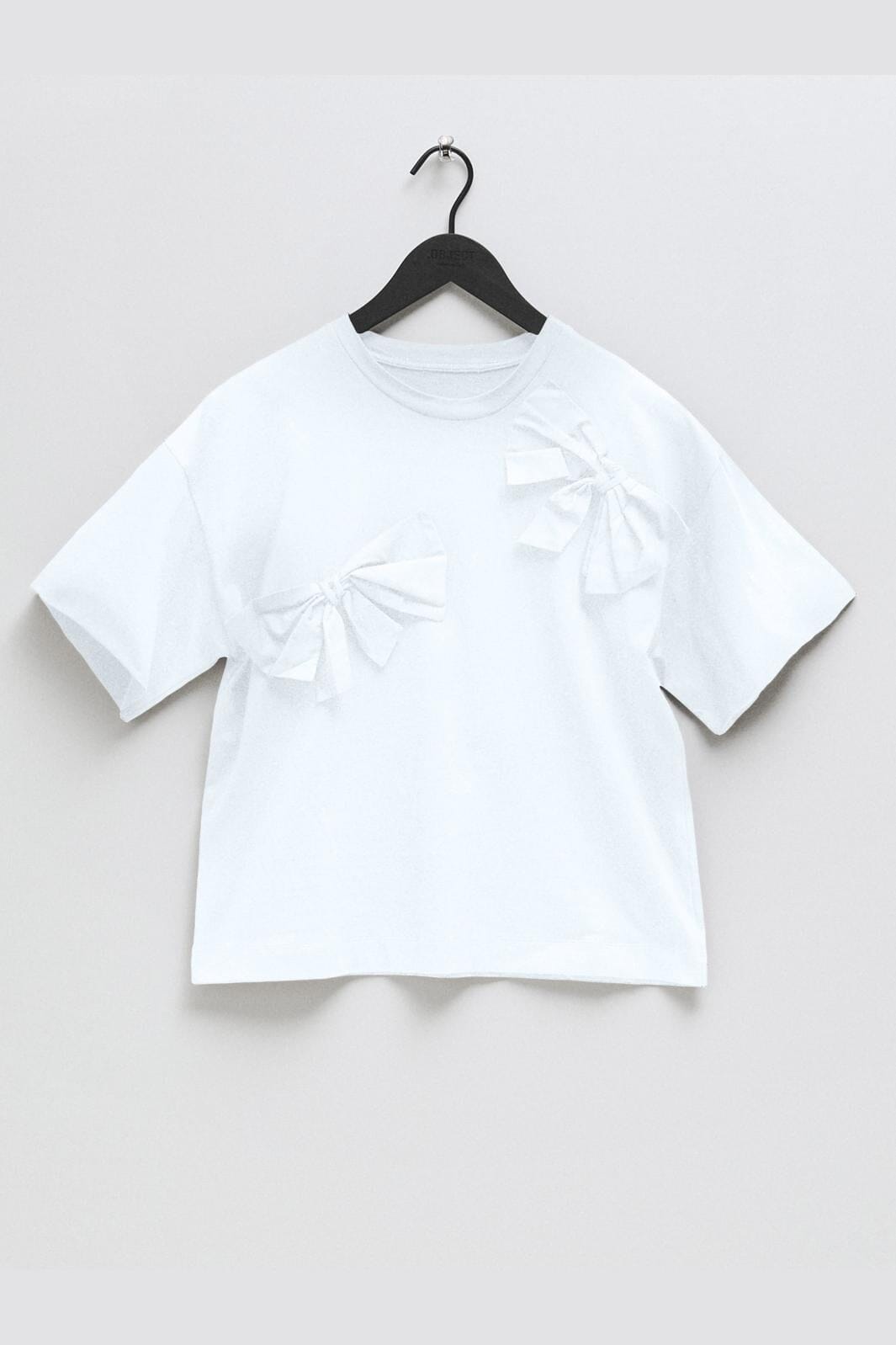 Object - Objklara Ss Ow Bow Tee Ott - 4672752 White