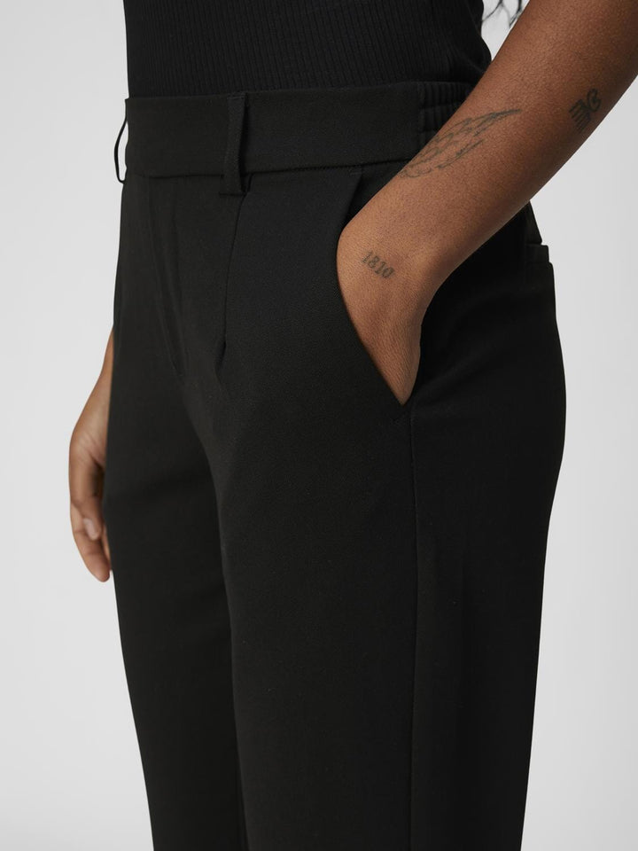 Object - ObjLisa Slim Pant Noos - Black Bukser 