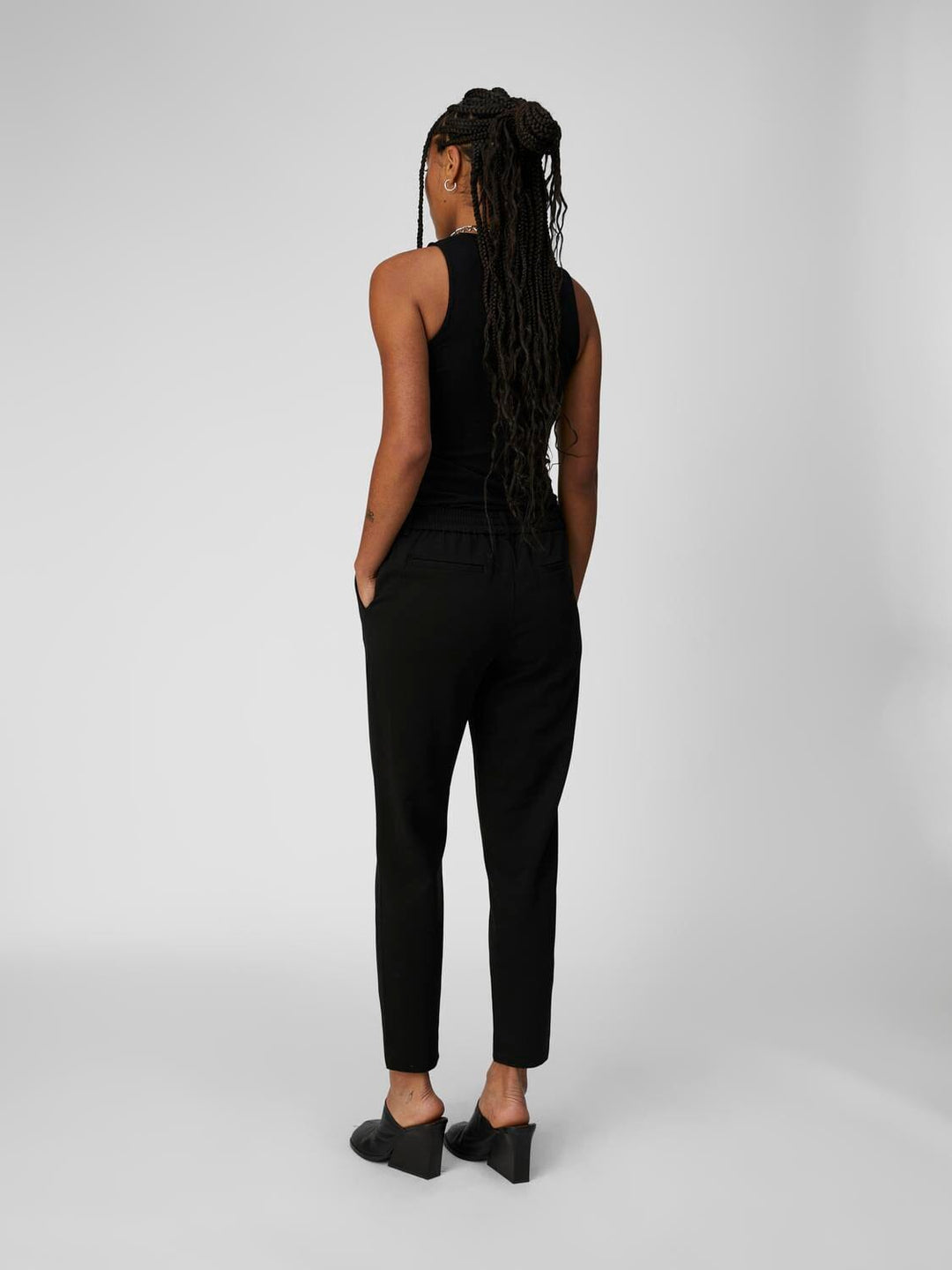 Object - ObjLisa Slim Pant Noos - Black Bukser 