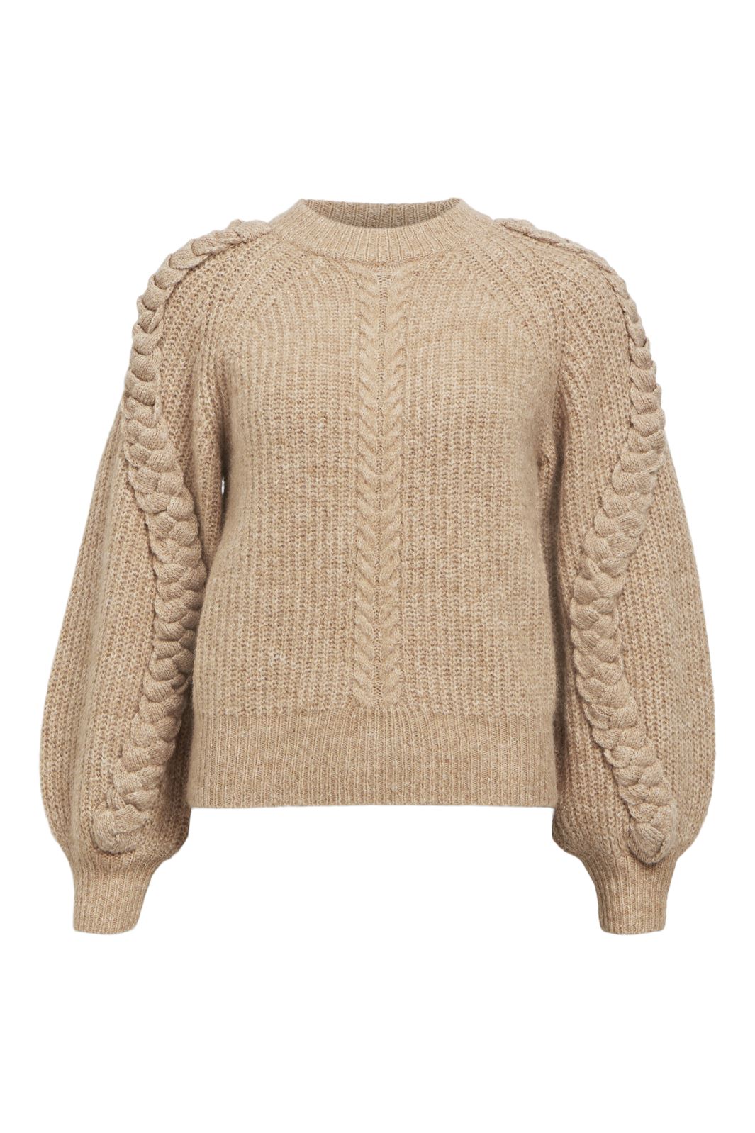 Object - Objruna Knit L/S Re Pullover 134 - 4569056 Morel Melange