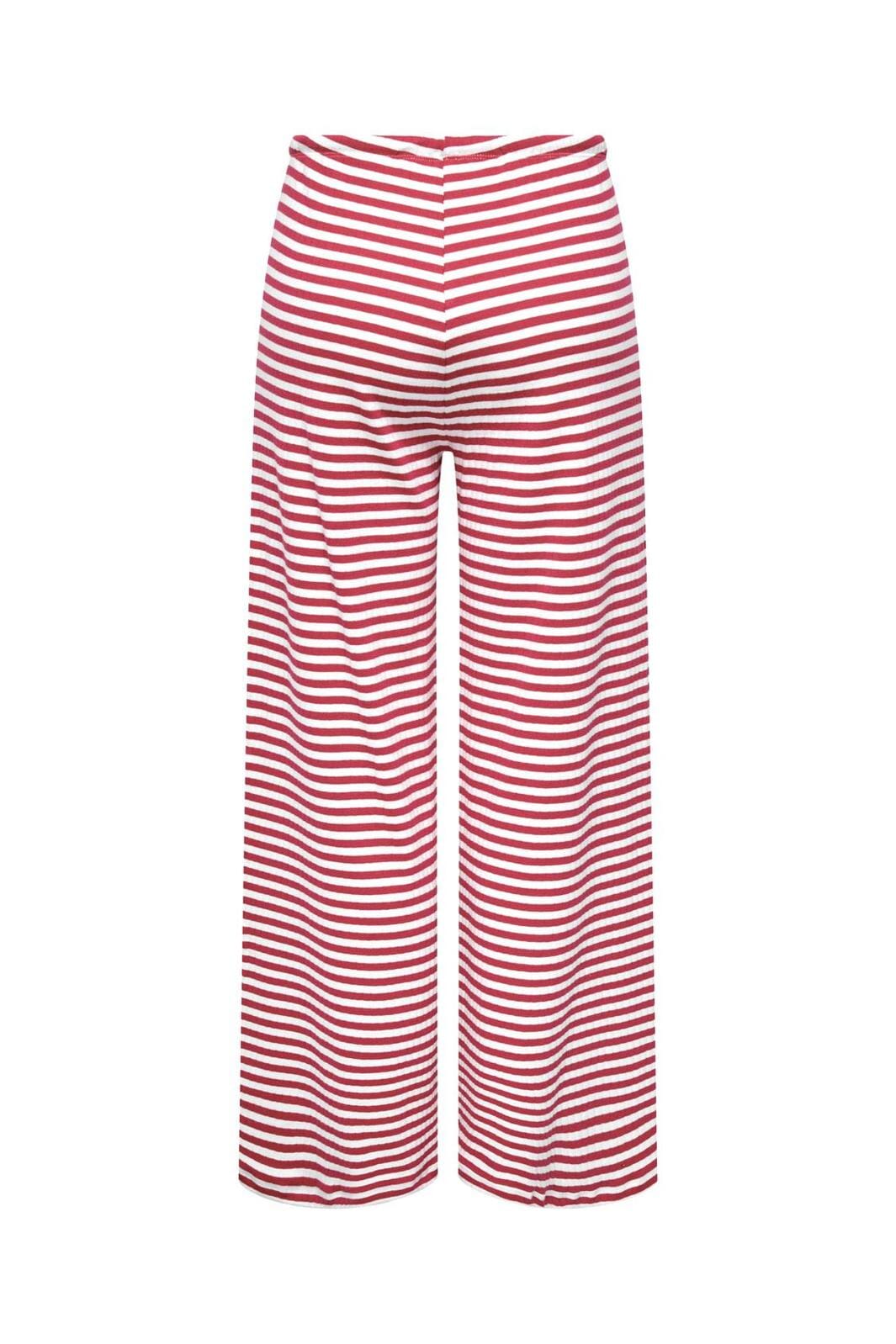 Only - Onlaida Striped Pant 15342087 - 4762012 - Salsa White