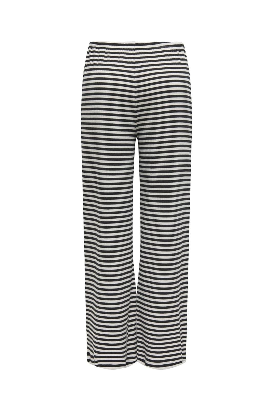 Only - Onlaida Striped Pant - 4683320 Black White