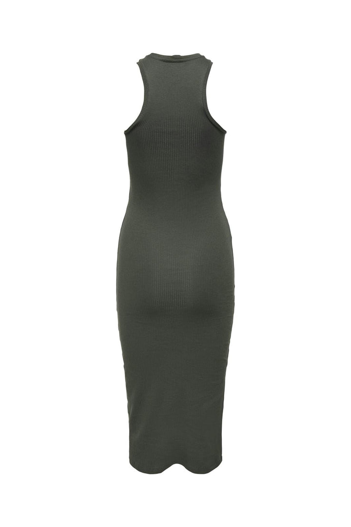 Only - Onlbelfast S/L Midi Dress - 4007044 Beluga