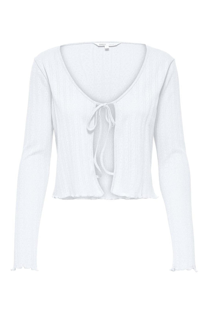 Only - Onlcarlotta L/S String Cardigan 15348886 - 4759872 - White