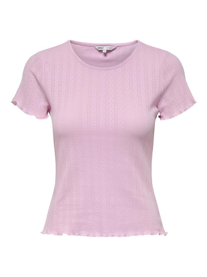 Only - Onlcarlotta S/S Top - 4722534 Pink Lady