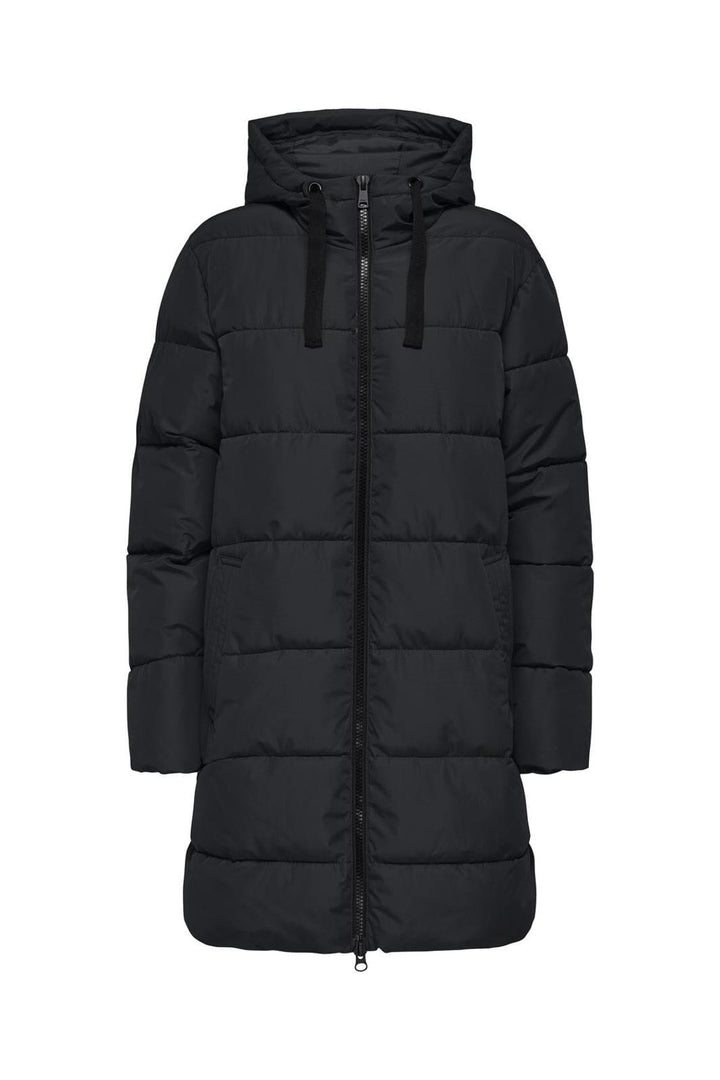 Only - Onlclair Puffer Hood Coat Cc - 4577166 Black