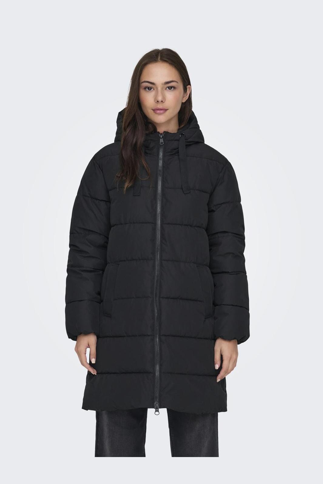 Only - Onlclair Puffer Hood Coat Cc - 4577166 Black