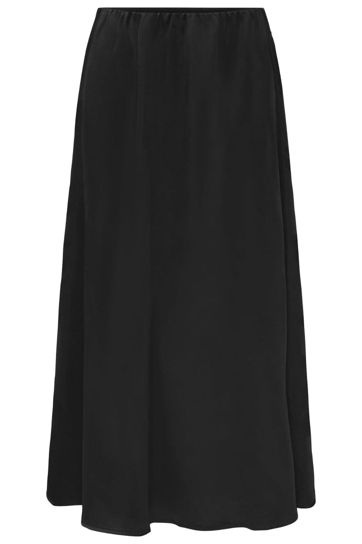 Only - Onleline Long Skirt - 4750395 Black